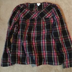 J Crew Factory Plaid Shirt NWT Large